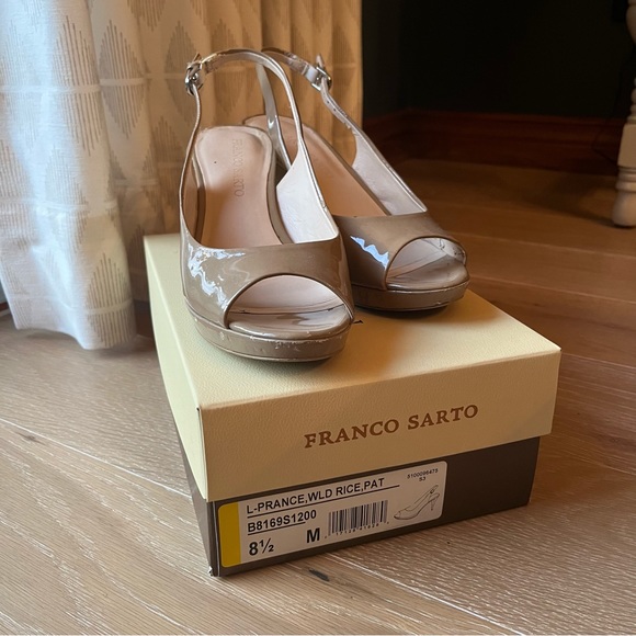 Nude Franco Sarto Sling-backs - Picture 4 of 4
